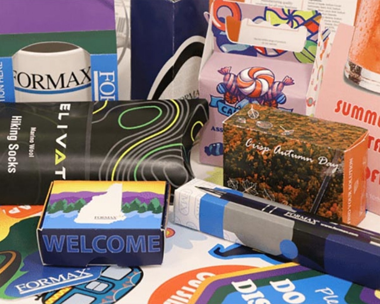 Selection of items created from Formax printers, cutters, folders and other products. Selection of items created from Formax printers, cutters, folders and other products.