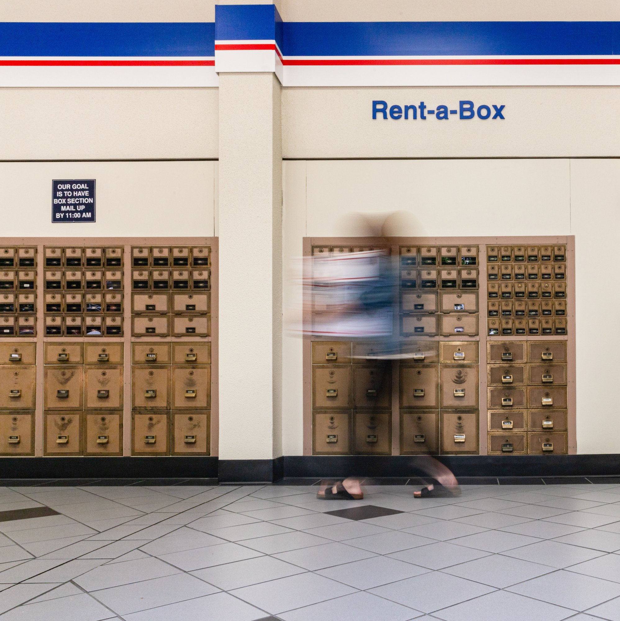 Shipping a package at a United States Post Office