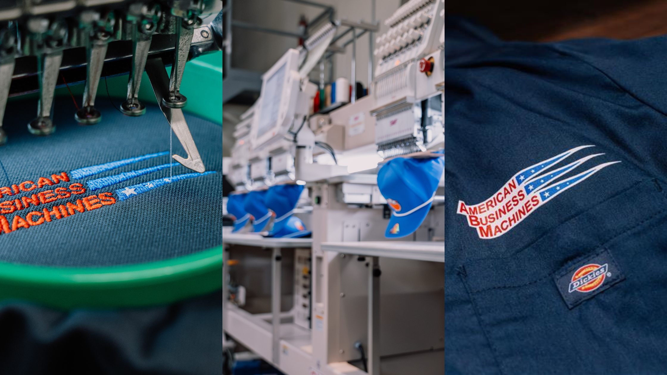 ABM Print embroidery and screenprinting